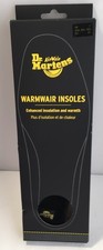 Dr MARTENS WARMAIR INSOLES Comfort Plush Insulated Black M-8 W-9 NIB