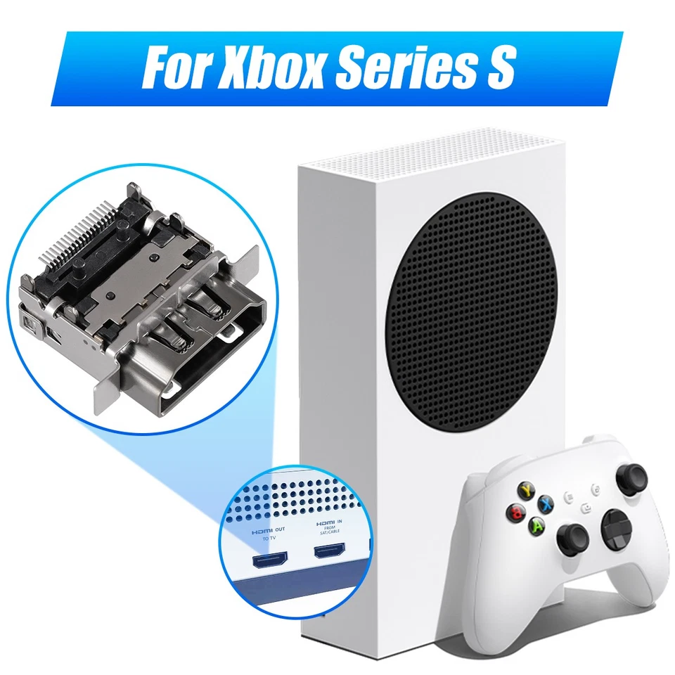HDMI Port Socket Dock Connector Replacement For Microsoft Xbox Series S Consoles - Image 2 of 4