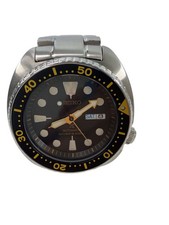SEIKO Automatic wristwatch/Analog/Stainless/BLK/SLV/SS/4R36 04Y0//