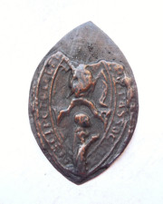 empreinte de SCEAU MEDIEVAL à étudier