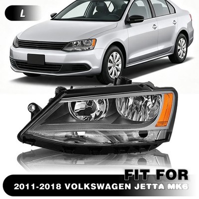 Driver Left Headlight Assembly For 2011-2018 Volkswagen Jetta Lamp Replacement