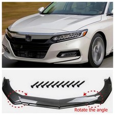 For Honda Accord Carbon Style Front Bumper Spoiler Lip Splitter Kit Us Stock