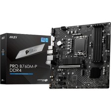 MSI PRO B760M-P DDR4 LGA 1700 MicroATX Intel Mainboard