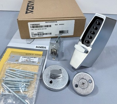 Kaba Ilco 710626D Keyless Deadlocking Latch, Satin Chrome, 2-3/8'' Backset