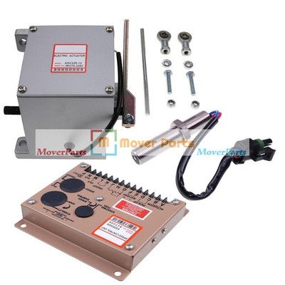 ADC225-12V Actuator+Governor ESD5500E+MPU 3034572 Sensor for Generator ADC225-12