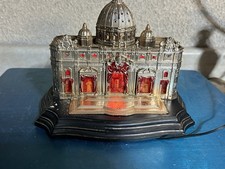 Vintage St. Peter's BASILICA SOUVENIR LAMP 1980's Italy ~ Religion Christianity