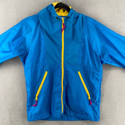 Vintage Sierra Designs Packable Rain Shell Jacket Mens XS Blue Waterproof - Picture 4 of 16
