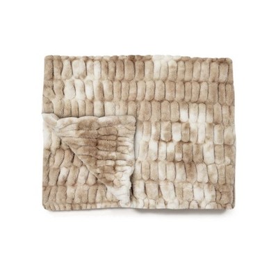 Brand New Lola Blanket Caramel N  Cream Size Large