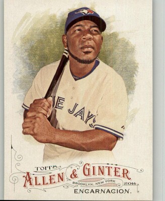 2016 Topps Allen & Ginter Edwin Encarnacion #80 Toronto Blue Jays