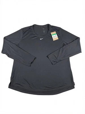 Women’s Nike Dri-FIT Long Sleeve Training Top – Black, Size XL - Image 1 of 4