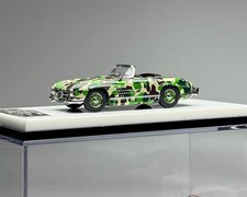 GB ZF 1:64 300SL W198 Camo Classic Sports Model Diecast Collect Car