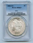 1884-CC Morgan Silver Dollar $1 PCGS MS62+ - GSA
