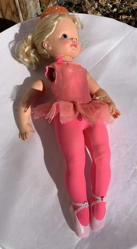 Vintage 1968 Mattel Dancerina Doll  for PARTS or REPAIR Not Working