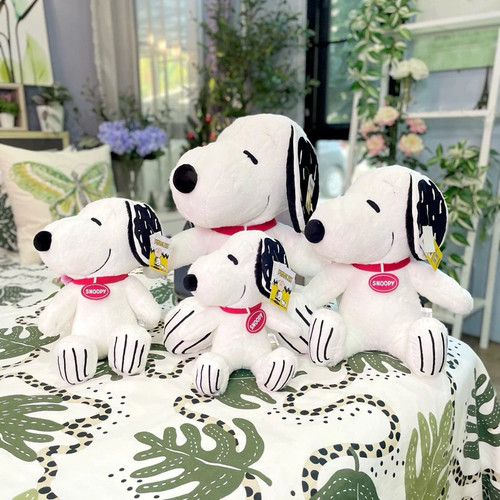 10" Snoopy Plush Toy Licensed Peanuts Character Floppy Sitting Style Soft&Cuddly - Picture 7 of 14