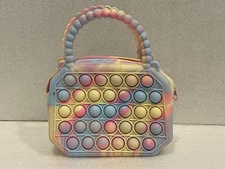 Fidget Toy Pop It Purse Bag Stress Relief Push Bubble Crossbody Handbag