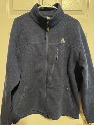 Nike ACG Men s L Blue Fleece Full-Zip Track Jacket w/ Zipped Pockets