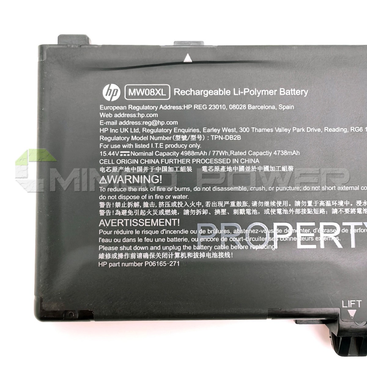 New Genuine MW08XL OEM Battery for HP ZBook 8 G1i 14 P06351-005