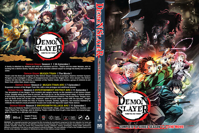 ENGLISH DUBBED Demon Slayer: Kimetsu No Yaiba Season 1-3