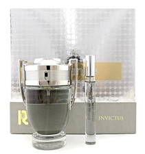 Invictus by Rabanne 3.4 oz  10 ml Eau de Toilette Spray. New SET for Men