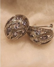 Sterling Silver Creole Earrings