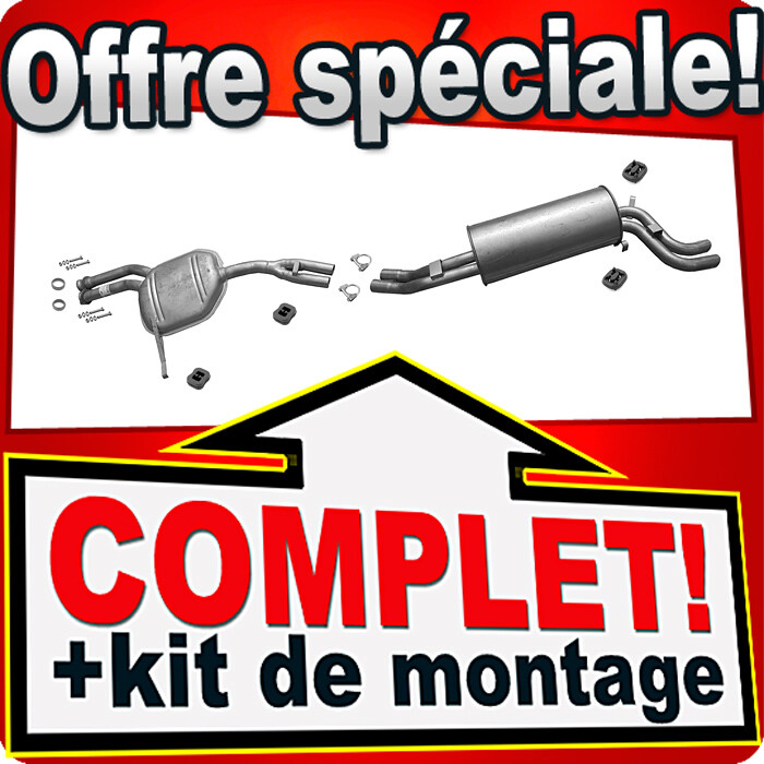 Échappement Mercedes W126 300 SEL anti-corrosion pour réparation contrôle technique