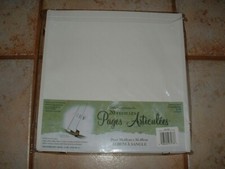 Westrim 20 White Refill Hinged Pages for Memory Strap-Hinge Album NEW  SEALED