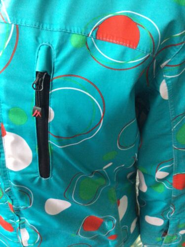 Skijacke, Winterjacke, Funktionsjacke, Türkis- Bunt, Gr. 38, Maier Sports - Bild 4 von 23