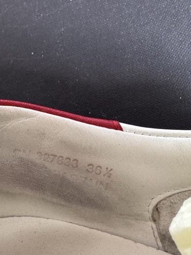 Saint Laurent Women's Court Classic SL/06 Leather Sneakers White EUR 36.5 US 6.5 - Picture 9 of 10