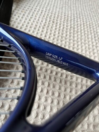 Titanium DDC - 114 Logical Fiber -L2 Grip tennis racquet with bag - Picture 2 of 8