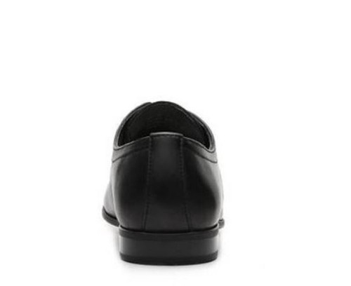 Calvin Klein Men's Cassius Lace Up Leather Oxford Dress Shoes Black Size 11.5 - Picture 4 of 6