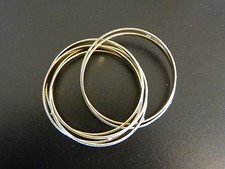 Gold Tone Sparkle Multi Bangle Bracelet