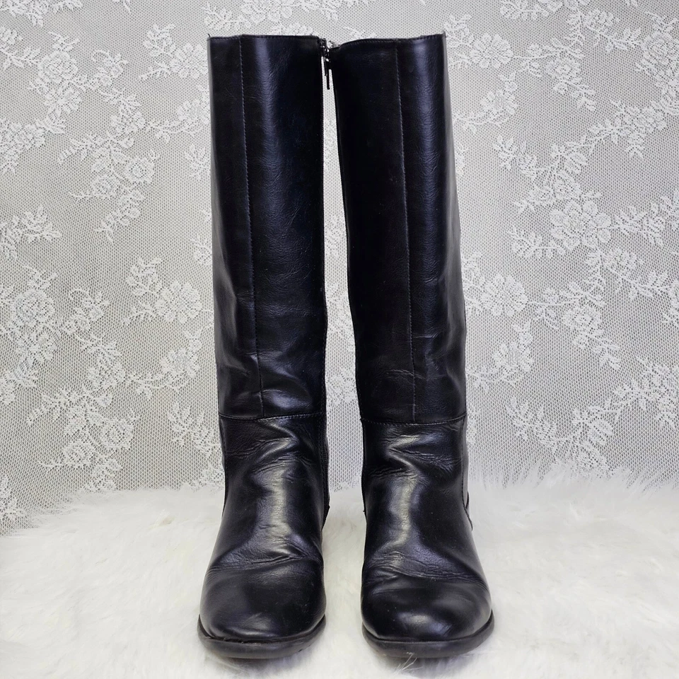 Botas de montar Life Stride Xripley para mujer 9,5 M imitación cuero hasta la rodilla elásticas Foto 3 de 4