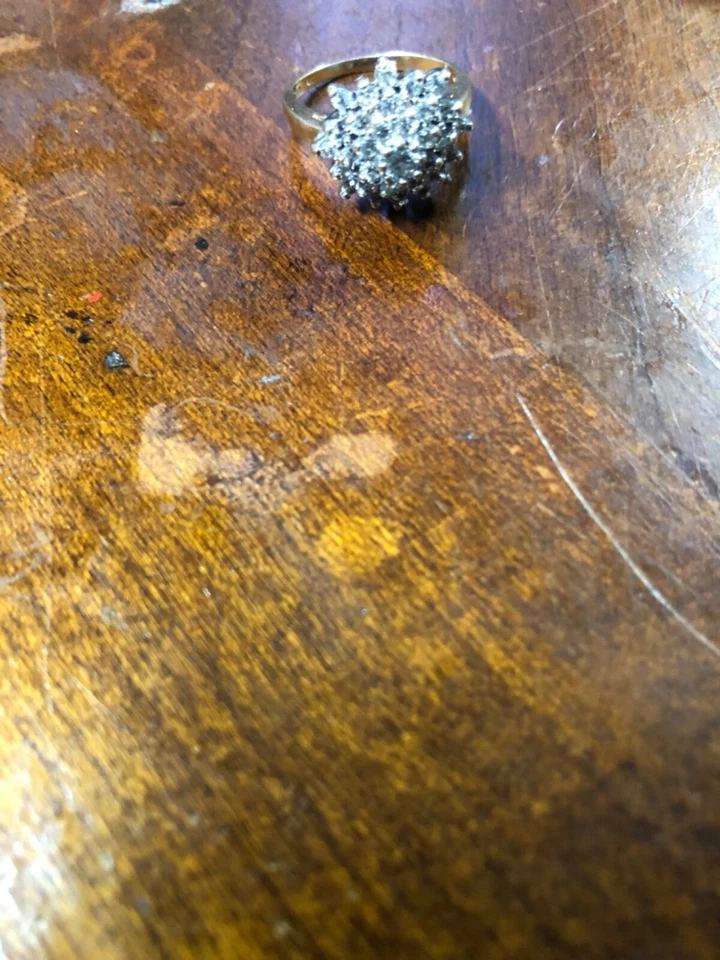 14k White Gold .53ct Round Diamond Engagement Halo Ring Size 7 Twist - Image 3 of 4