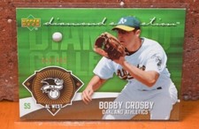 GREAT BASEBALL CARD UPPER DECK DIAMOND COLLECTION OAKLAND A'S BOBBY CROSBY