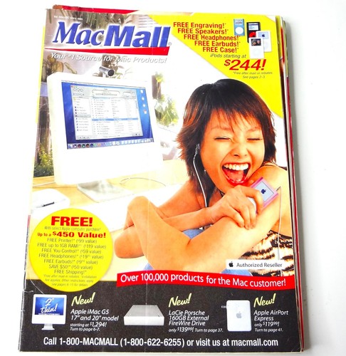 Apple Computer by MACMALL MAGAZINE 1st Edition 2005 Used GOOD Condition Lot of 7 - Picture 2 of 9