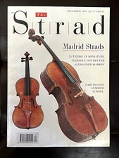 The Strad Magazine - December 1993 - Florizel von Reuter, Alexander Markov