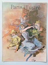 Jules Cheret Original Poster 1888 Lithograph Engraving Paris Illustrated Art