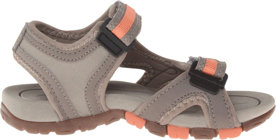 NUEVA Sandalia Hi-Tec Para Niños GT Correa CH Junior Gris-Gris Cálido-Melocotón Talla J10 Foto 2 de 4