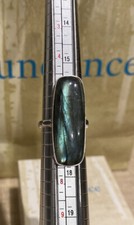 NWT Sundance Catalog Silver So Long Labradorite Ring size 6 165