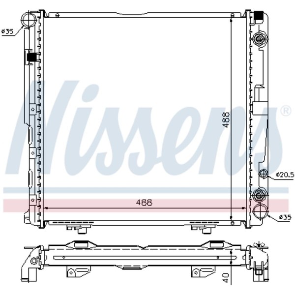 KüHler WasserküHler MotorküHler FüR Mercedes E-Klasse Saloon W124 A124 C124-image