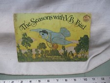 Vintage Fisher Price Woodsey Squirrel Woodsy The Seasons with V B Bird Book