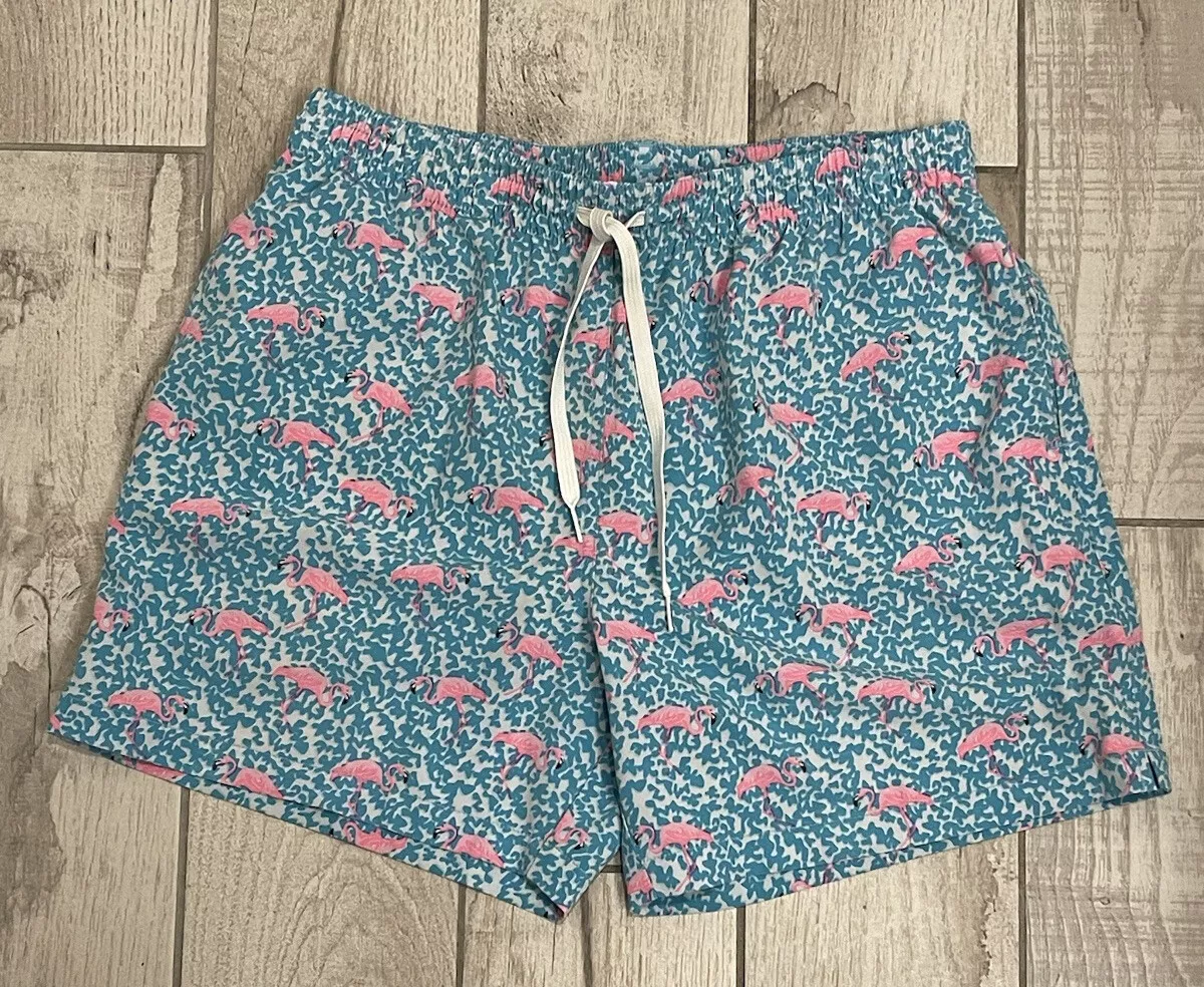 Chubbies The Domingos Are For Flamingos Swim Trunks Men s Large