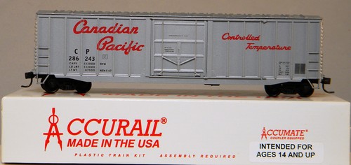 HO Accurail #5640 50' exterior postal vagón Canadian Pacific #286243 construido | Zustand: Used