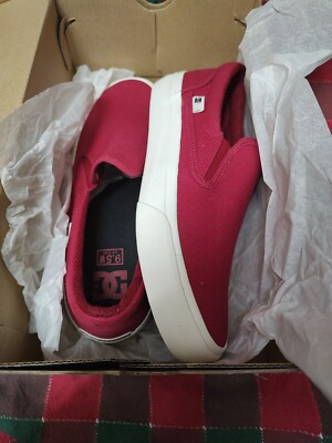 DC Women's Trase Slip On TX Color Jester Red 9.5 Us
