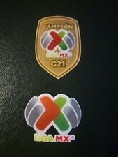 Cruz Azul Champion & Liga MX Patch Set Cruz Azul/Liga MX Parche Campeon C21 Set