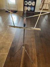 The Hamilton Music Stand No 400-N Lutrin Chrome Folding Adjustable Height USA