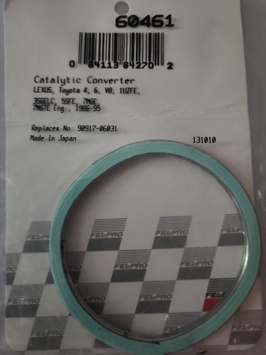 FEL-PRO 60461 Exhaust Pipe Gasket Toyota Lexus Fits Multiple