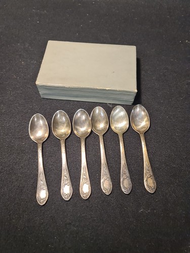 Vintage Soviet set of teaspoons, cupronickel, silver plated. M N C. - Picture 2 of 14