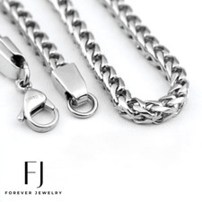 Men's 24" Stainless Steel 8mm Franco Necklace Heavy Thick High Polish Box