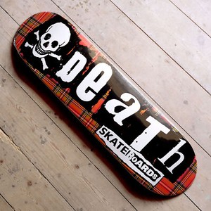 Death Skateboards Tartan Punk 8.25 x 32 Skateboard Deck